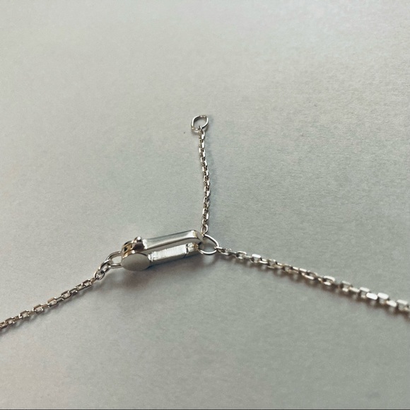 GUCCI Large Square Pendant Necklace Signature Trademark Logo Silver $450 New box - Picture 11 of 16